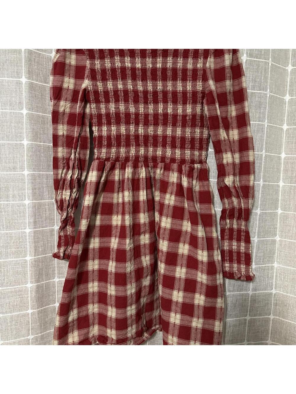 Unbranded Women's Red and Burgundy Dress